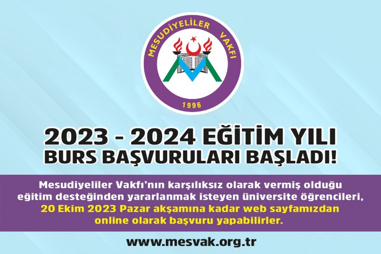 2023-2024 Eitim Yl Burs Bavurularmz Balamtr...