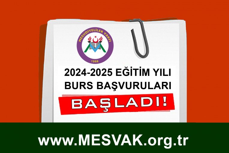 2024-2025 E�itim Y�l� Burs Ba�vurular�m�z Ba�lam��t�r...